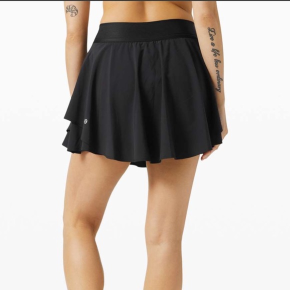 🎁Tall Lululemon High Rise Court Rival Skirt-Black - Picture 10 of 16